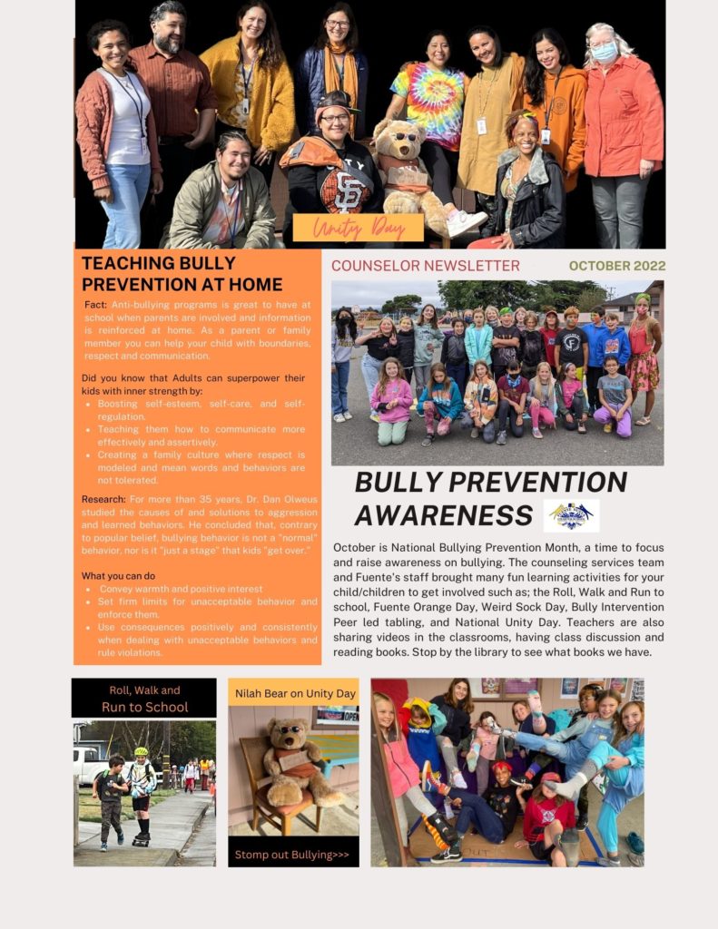 Bully Prevention Newsletter